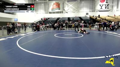 96 lbs 5th Place Match - Louis Gabriele, Columbia Youth Wrestling Club vs Jeremy Lutes, Purple Eagles Wrestling Academy