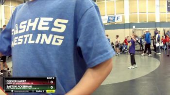 59 lbs Round 3 (4 Team) - Decker Hartz, Mater Dei Wrestling Club vs Easton Ackerman, Columbus North Wrestling Club