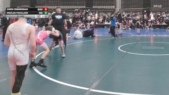 61 lbs Quarterfinal - Owen Zimmerman, Mat Assassins - ESE vs Knolan Pavillard, Thunderstruck - ESE