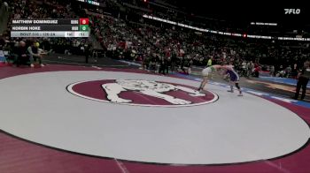 126-2A Cons. Round 3 - Matthew Dominguez, Walsenburg Jr/Sr High School vs Korbin Hoke, Highland