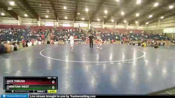 70 lbs Semifinal - Jack Thrush, AZ vs Christian West, KS
