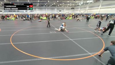 157 lbs Champ. Round 2 - Gabriel Krieger, Graham St Paris vs Colton Klug, Unattached