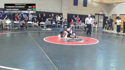 120 lbs Round Of 16 - Cameron Zicherman, Milford vs Jacob Vargas, Chicopee