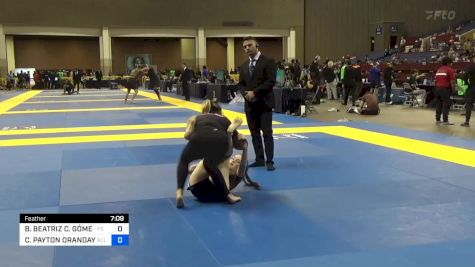 BERNARDITA BEATRIZ C. GÓMEZ vs CAMRYN PAYTON ORANDAY 2024 Pan IBJJF Jiu-Jitsu No-Gi Championship