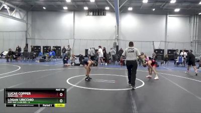 80 lbs Round 4 (6 Team) - Lucas Copper, Rebellion vs Logan Uricchio, Grit Mat Club Red