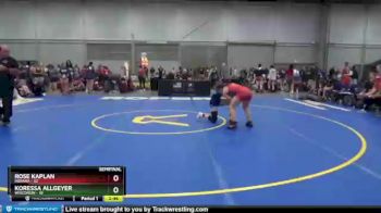 122 lbs Semis & 1st Wrestleback (8 Team) - Rose Kaplan, Indiana vs Koressa Allgeyer, Wisconsin