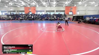 125 lbs Cons. Round 3 - Billy Colloca, Oneonta State vs Daniel Parkulo, St. John Fisher