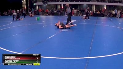 80 lbs Round 4 - Justice Perry, Braham Warriors vs Caleb Mihm, Denver Wrestling Club