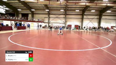 141 lbs Round Of 32 - Liam Boyle, Springfield vs Gavin Ripley, Maine Maritime Academy (NCAA)