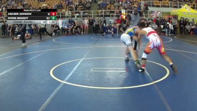 128 lbs Champ. Round 1 - Stone Meggitt, CLYDE vs Asilbek Anvarov, Upgraded Industries