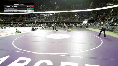 7th Place Match - Jasmine Maas, Aberdeen Central vs Danny Borja, Mitchell