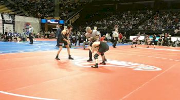 132 Class 4 lbs Champ. Round 1 - Andrew York, Ozark vs Mitchel Baker, Jackson