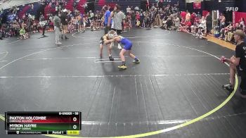 58 lbs Semifinal - Myron Hayre, Cane Bay Cobras vs Paxton Holcombe, Carolina Reapers