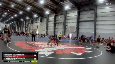 144 lbs Semis - R1 Wb - Cassandra Gonzales, Black Mambas vs Harlow Skenandore, Badger Girls Elite