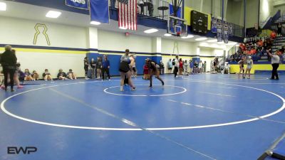 155 lbs Quarterfinal - Ashley Thompson, Rogers vs Deraeah Bell, McLain