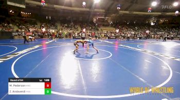 95 lbs Round Of 64 - Mason Pederson, MWC Wrestling Academy vs Zain Andaverdi, HURRICANE WRESTLING ACADEMY