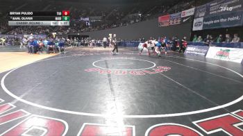 4A Boys 150 lbs Champ. Round 1 - Earl Oliver, Madras Boys vs Bryan Pulido, Tillamook Boys