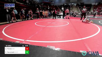 55-58 lbs Semifinal - Uriel Flores, Raw Wrestling Club vs Colton Tecumseh, Mojo Grappling Academy