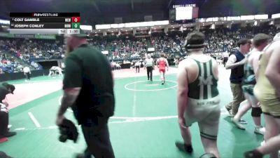 249 lbs Champ. Round 2 - Colt Gamble, WEWA vs Joseph Conley, MRM2