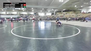 90 lbs Quarterfinal - Gabriel Denton, Blackman Wrestling Club vs Landen Reffner, Bradley Pride WC