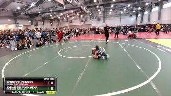 60 lbs 3rd Place Match - Josiah Benjamin Pena, Steve Page Grappling vs Kendrick Johnson, Wesley Club Wrestling
