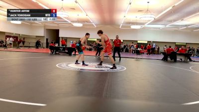 157 lbs Quarters - Hunter Artim vs Jack Torosian, World Team Training Center