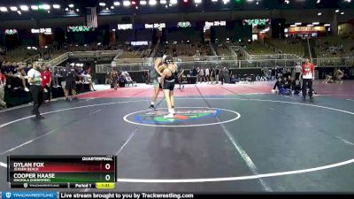 152 lbs Quarterfinal - Cooper Haase, Osceola (Kissimmee) vs Dylan Fox, Jensen Beach