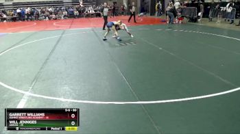 80 lbs Cons. Semi - Garrett Williams, Summit Wrestling Academy vs Will Jenniges, Adrian