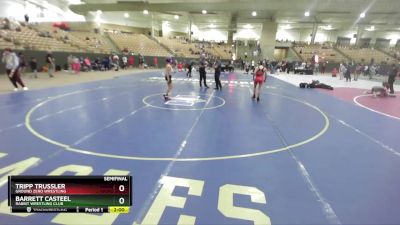 105 lbs Semifinal - Barrett Casteel, Rabbit Wrestling Club vs Tripp Trussler, Ground Zero Wrestling