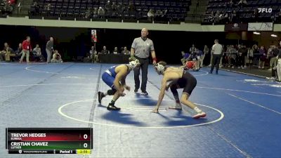 133 lbs Cons. Round 4 - Cristian Chavez, Luther vs Trevor Hedges, Eureka
