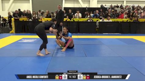 Jessica-Brooke E. Jamboretz vs Angel Nicole Conforti 2025 World IBJJF Jiu-Jitsu No-Gi Championship