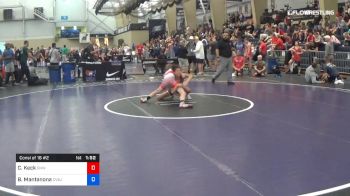 41 lbs Consi Of 16 #2 - Cael Keck, Greater Heights Wrestling vs Beau Mantanona, CVBJJ