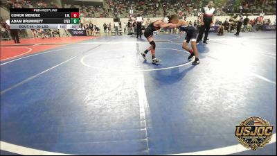 55 lbs Consi Of 16 #2 - Conor Mendez, Elgin Wrestling vs Adam Brummett, Sperry Wrestling Club