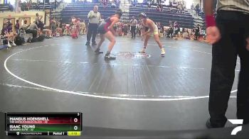 125 lbs Round 4 (6 Team) - Mangus Hoenshell, The Untouchables Black vs Isaac Young, Alabama Elite