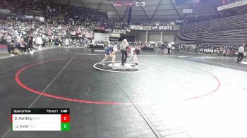 2A 126 lbs Quarterfinal - Jack Eylar, Ellensburg vs Quentin Harding, Orting