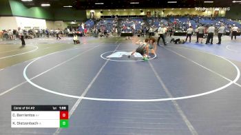 120 lbs Consi Of 64 #2 - Caden Barrientos, NY vs Kaiden Dietzenbach, IA