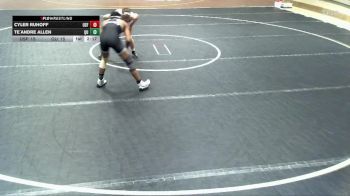 133 lbs Round 4 (6 Team) - Te`Andre Allen, Quincy vs Cyler Ruhoff, Sioux Falls