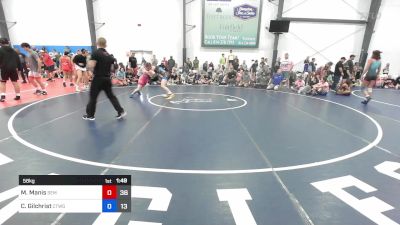 58 kg Quarterfinal - Mary Manis, Wyoming SEM Women vs Calli Gilchrist, CT Whale Girls