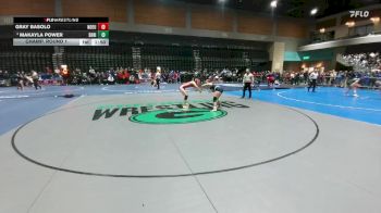 135 lbs Champ. Round 1 - Gray Basolo, North Eugene vs Makayla Power, Shadow Ridge