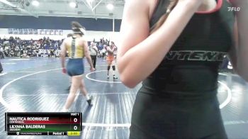 125 lbs Quarterfinal - Lilyana Balderas, Anaheim vs Nautica Rodriguez, Centennial