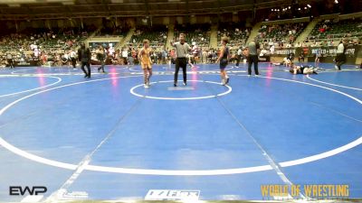 100 lbs Consi Of 16 #2 - Gage Richardson, Roundtree Wrestling Academy vs Bronc Sumpter, Vian Wrestling Club