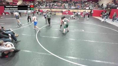 285 lbs Cons. Semi - Marcus Arias, Twin Falls vs Rider Petersen, Bonneville