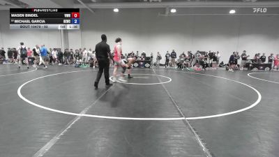 92 lbs Champ. Round 1 - Masen Bindel, Victory Wrestling vs Michael Garcia, Bear Cave Wrestling Club