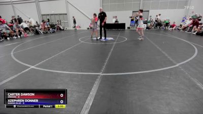 106 lbs Round 1 (16 Team) - Carter Dawson, Oregon vs Xzephren Donner, Kansas Blue