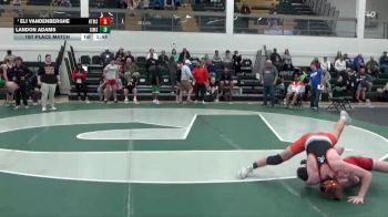 150 lbs 1st Place Match - Eli Vandenberghe, Hewitt-Trussville Middle School vs Landon Adams, Simmons Middle School