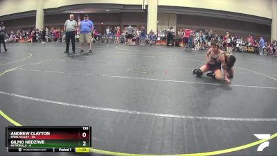130 lbs Round 2 (6 Team) - Gilmo Nedziwe, Mi Pitbulls vs Andrew Clayton, Steel Valley