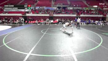 138 lbs Round 5 - 1st, 3rd, 5th, And 7th - Aiden Baker, Mission Sharyland vs Fernando Dioses, Lubbock