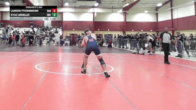 190 lbs 3rd Place - Landon Fitzsimmons, Iron Faith vs Kyle Lindblad, Smittys Barn