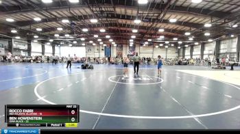 84 lbs Rd# 7- 10:45am Saturday Final Pool - Ben Howenstein, Iowa Black vs Rocco Fabri, Mid-Atlantic AllStars