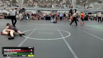 113 lbs Round 1 (8 Team) - Mason Whitney, Mat Assassins vs Nicholas Salamone, Gold Medal WC
